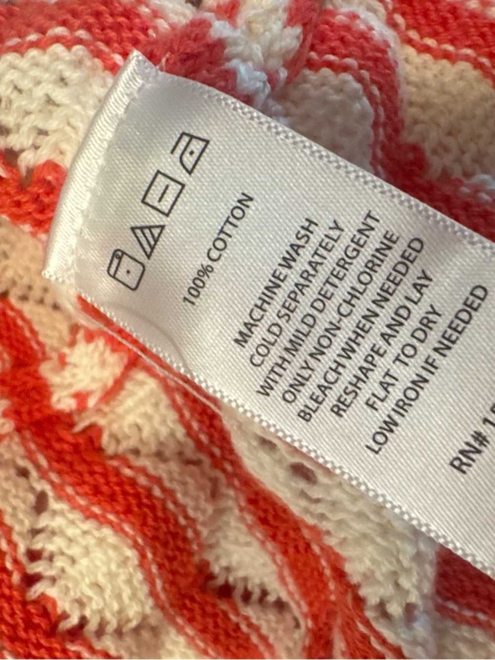 Willow & Wind Striped Tie-Front Knit Cardigan Sweater - Pink & White - Picture 11 of 11
